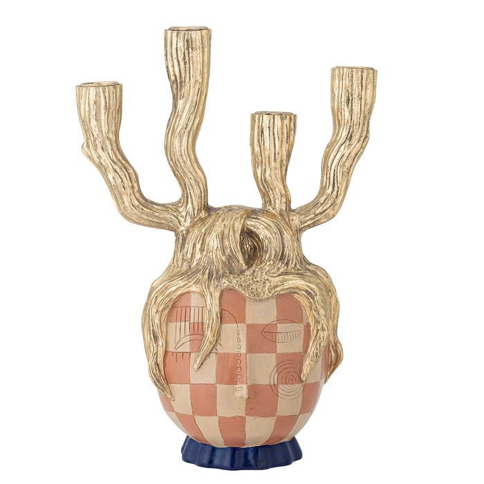 Bloomingville Kandelaar Medusa 32cm hoog - Goud