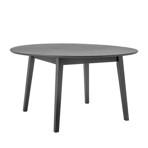 Bloomingville Ronde Eettafel Peron Eikenhout 140cm - Zwart - ThatLyfeStyle