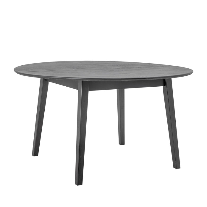 Bloomingville Ronde Eettafel Peron Eikenhout 140cm - Zwart
