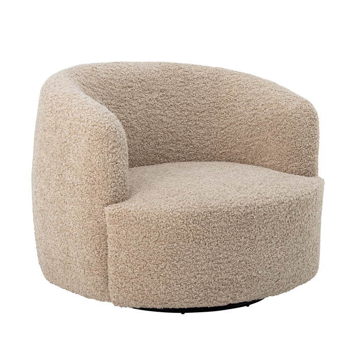 Bloomingville Draaifauteuil Bocca - beige