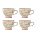 Bloomingville Mok Rosalynde Set van 4 stuks - Wit