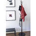 QUVIO Staande kapstok hout – 175 cm hoog – 8 ophanghaken – Bruin - ThatLyfeStyle