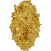 Kare Design Wanddecoratie Lion Head Gold 90x100cm - ThatLyfeStyle