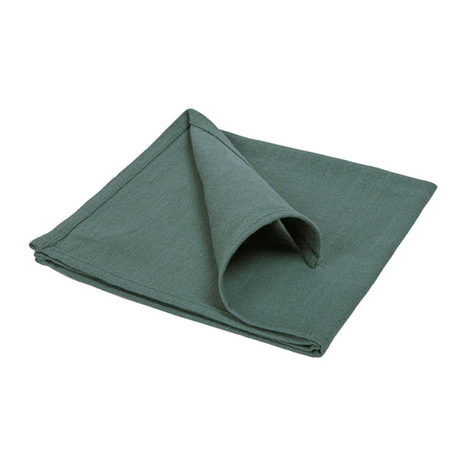 QUVIO Servet - Katoen - 40x40cm - Donkergroen