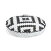 Kave Home Poef Ethnie 60cm - Wit/zwart
