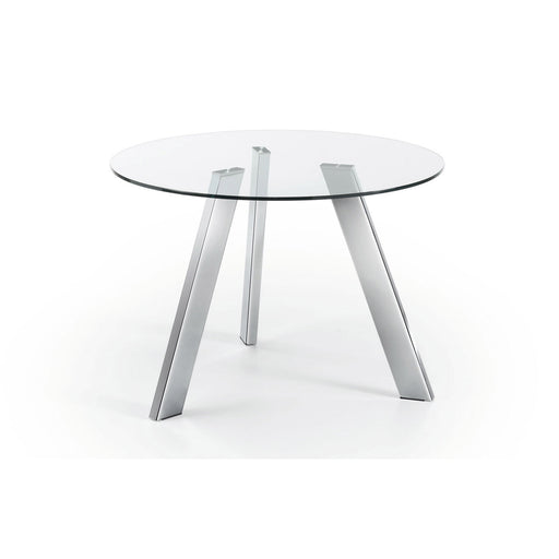 Kave Home Ronde Eettafel Carib - Chroom