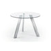 Kave Home Ronde Eettafel Carib - Chroom