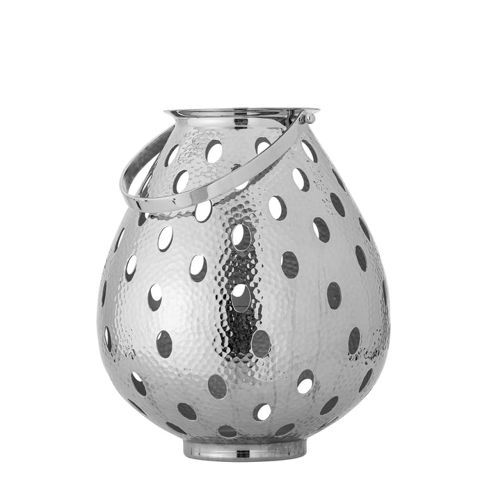 Bloomingville Lantaarn Maika 40cm hoog - Zilver