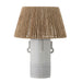 Bloomingville Tafellamp Rama Jute en steen, 66cm hoog - Wit