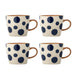 Bloomingville Mok Miri Set van 4 stuks - Meerkleurig