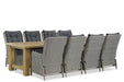 Garden Collections Kingston/Fourmile 300 cm dining tuinset 9-delig