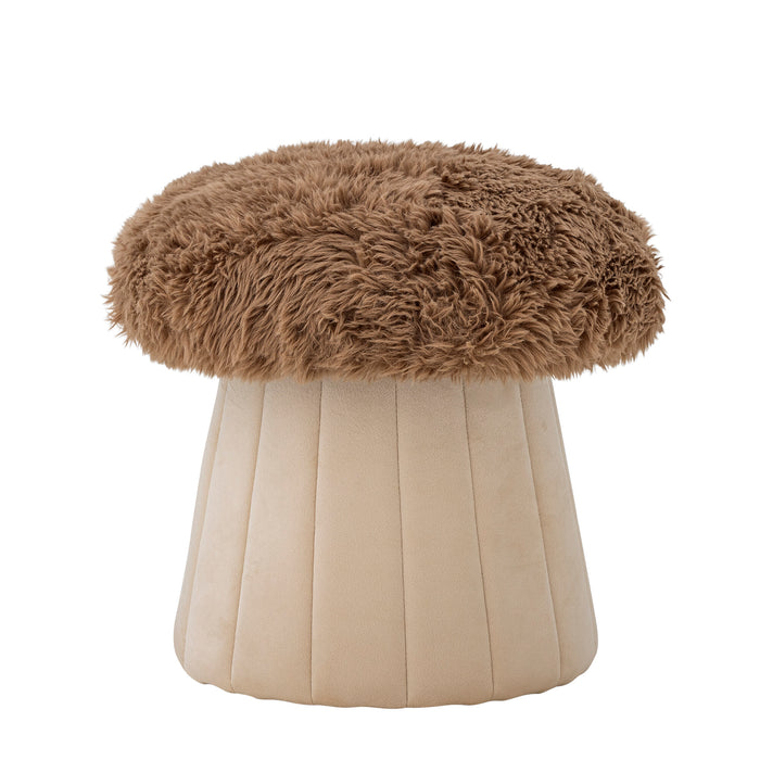 Bloomingville MINI Poef Bertil Paddenstoel, 37cm - Naturel