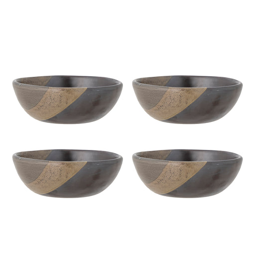 Bloomingville Schaal Paula Set van 4 stuks - Bruin