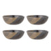 Bloomingville Schaal Paula Set van 4 stuks - Bruin