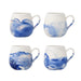Bloomingville Mok Lyre Set van 4 stuks - Blauw