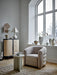 Bloomingville Fauteuil Joel Fluweel - Grijs