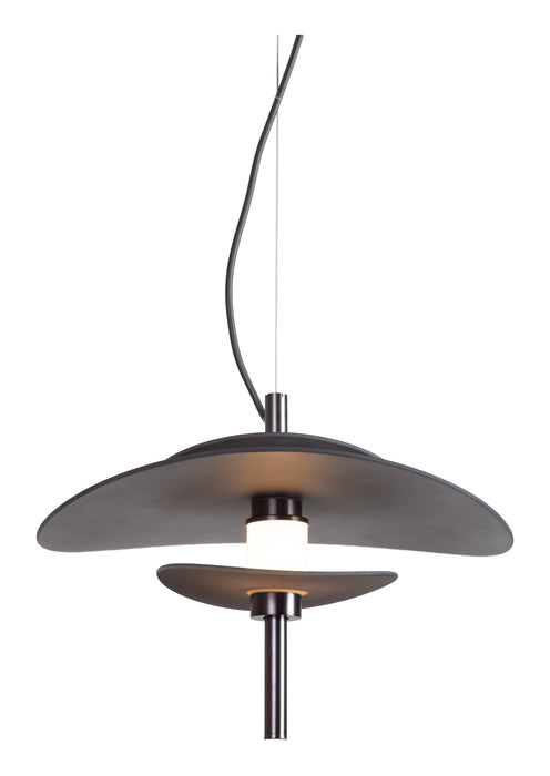 its about RoMi Hanglamp Kyoto Glas, Ø40cm - Brons/Zwart