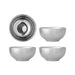 Bloomingville Schaal Shine Set van 4 stuks - Zilver