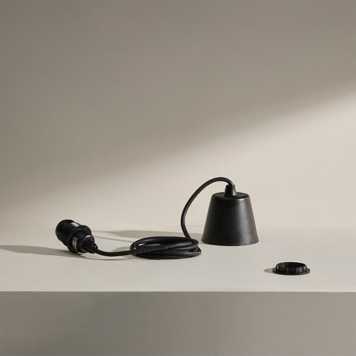 Kave Home Hanglampfitting Albir Voor buiten - Zwart