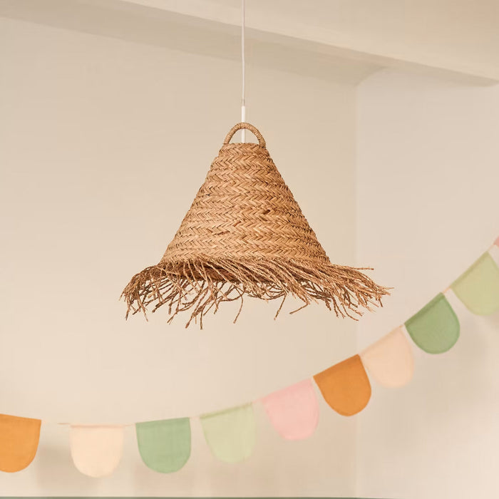 Kave Home Lampenkap Fonteta Zeegras, Ø40cm - Naturel