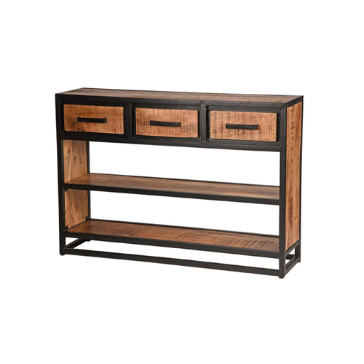 LABEL51 Sidetable Tampa Mangohout, 115cm - Rough