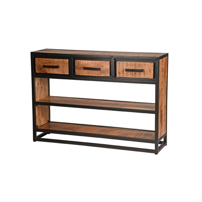 LABEL51 Sidetable Tampa Mangohout, 115cm - Rough