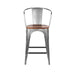 LABEL51 barkruk Bombay (zithoogte 63cm) - Zilver