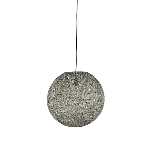 LABEL51 hanglamp Twist | M 30x30x30 cm - Grijs,Zilver