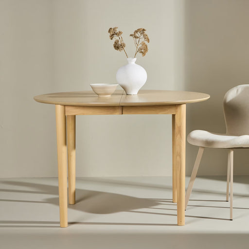 Nohr Ronde Uitschuifbare Eettafel Lacy Hout, 110/150 x 110cm - Naturel