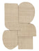 MUST Living Wanddecoratie Tucker Palmblad - Beige