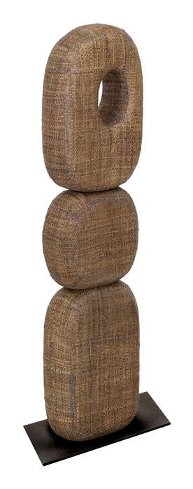 MUST Living Decoratie Dolce Palmblad, 102cm hoog - Bruin