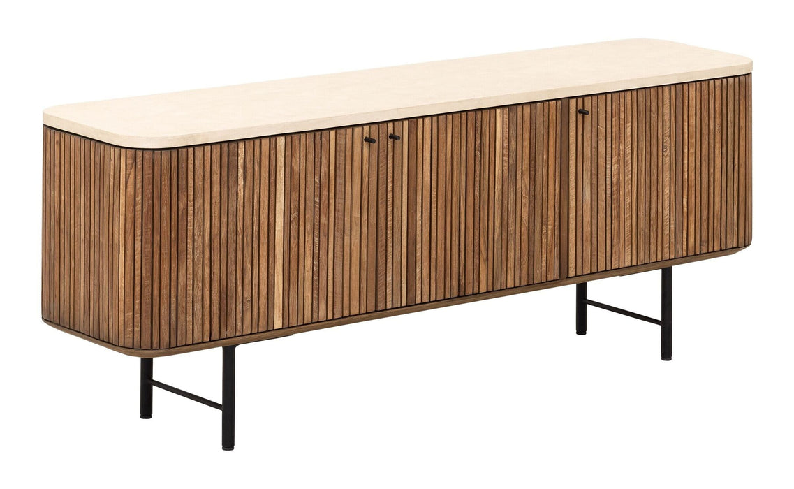 DTP Home TV-meubel Lagoon Teakhout & Mortex, 140cm - Naturel