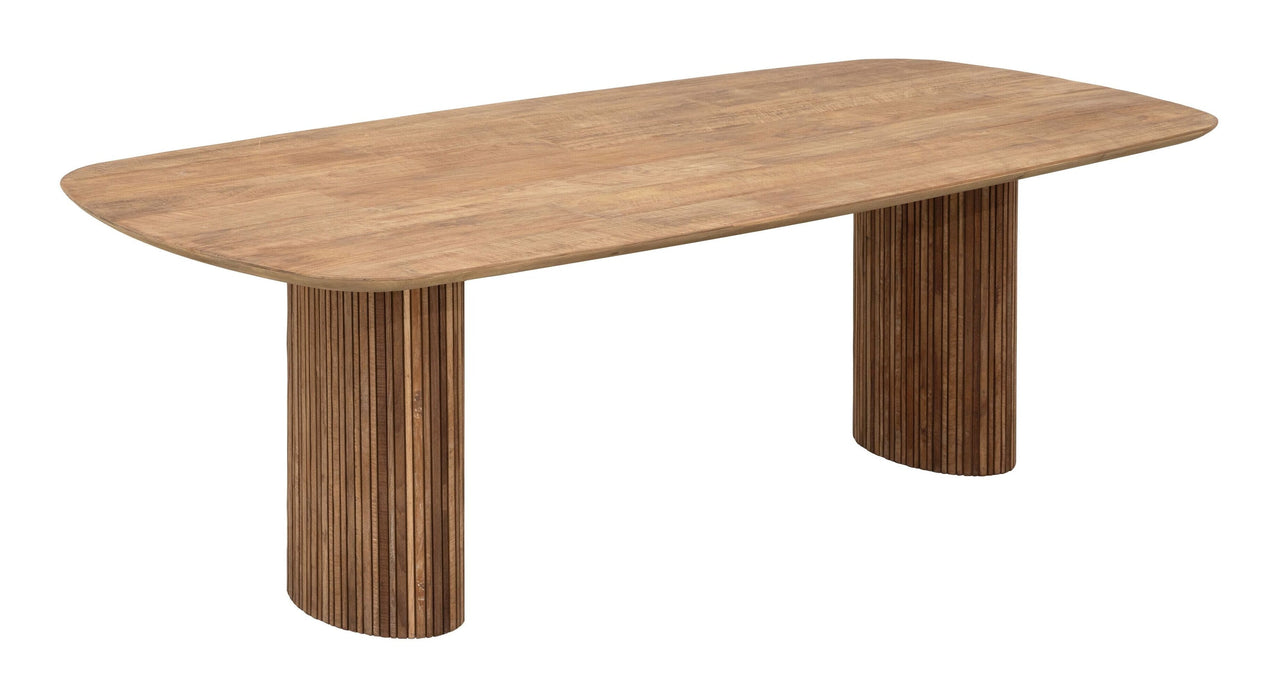 DTP Home Deens Ovale Eettafel Lagoon Teakhout, 240 x 110cm - Bruin - Ovaal