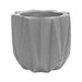 QUVIO Bloempot cement - 15 x 15 x 14 cm - Lichtgrijs