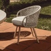 Kave Home Tuinstoel Lidario Touw en houtlook - Beige