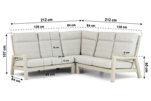 Lifestyle Evora hoek loungeset 3-delig