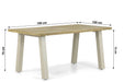 Lifestyle Glasgow dining tuintafel 180 x 100 cm - 22642