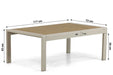 Lifestyle Lezo loungetafel rechthoek