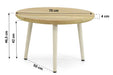 Lifestyle Montana loungetafel ø 70 cm