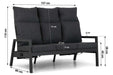 Lifestyle Venice lounge tuinbank 3-zits