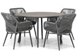 Lifestyle Advance/Matale 125 cm rond dining tuinset 5-delig - 17319