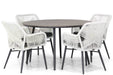 Lifestyle Advance/Matale 125 cm rond dining tuinset 5-delig - 17320