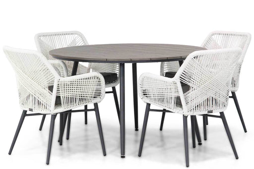 Lifestyle Advance/Matale 125 cm rond dining tuinset 5-delig - 17320