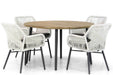 Lifestyle Advance/Montana 130 cm rond dining tuinset 5-delig - 10142