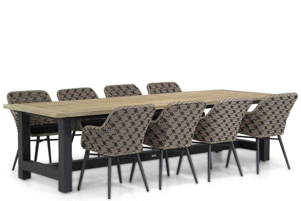 Lifestyle Crossway/San Francisco 300 cm dining tuinset 9-delig