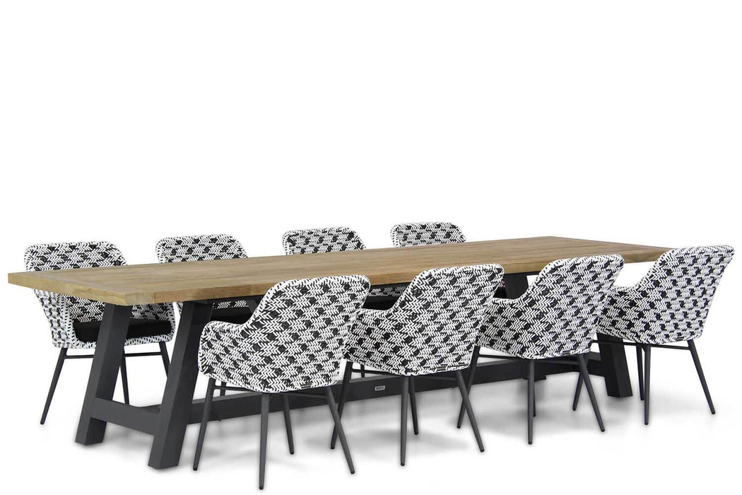 Lifestyle Crossway/Trente 330 cm dining tuinset 9-delig - 9930
