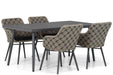 Lifestyle Crossway/Valencia 170 cm dining tuinset 5-delig - 9967