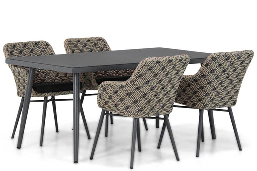 Lifestyle Crossway/Valencia 170 cm dining tuinset 5-delig - 9967