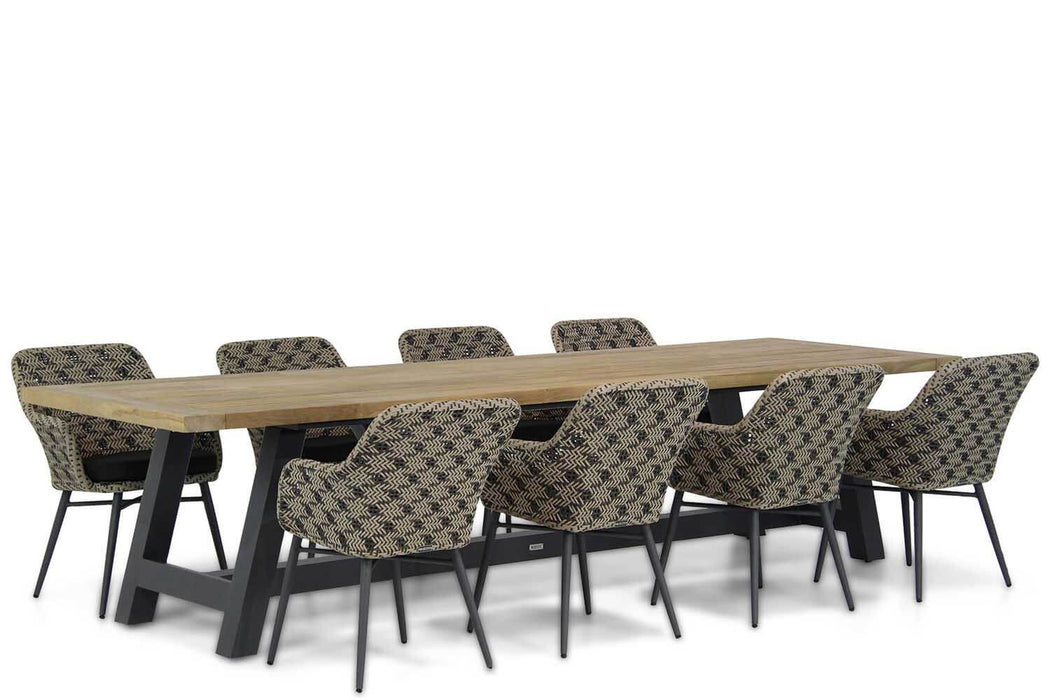 Lifestyle Crossway/Trente 330 cm dining tuinset 9-delig - 9978