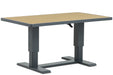 Lifestyle Evora lounge/dining tuintafel 140 x 80 cm verstelbaar - 21961
